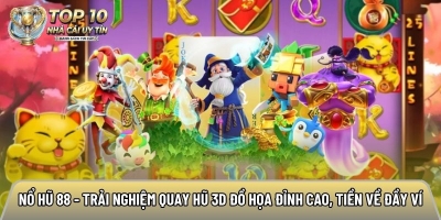 Nổ hũ 88 - Trải nghiệm quay hũ 3D đồ họa đỉnh cao, tiền về đầy ví