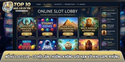 Nổ hũ loc club - Cơ hội săn thưởng không giới hạn với kho game khủng