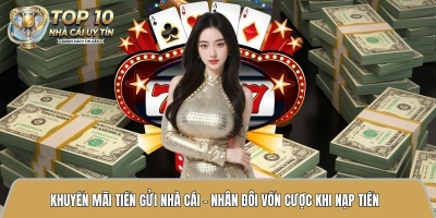 Khuyến mãi tiền gửi nhà cái - Nhân đôi vốn cược khi nạp tiền